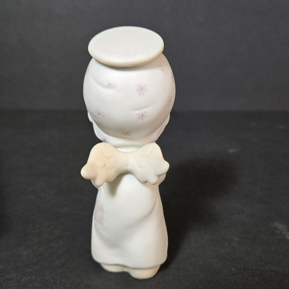 Precious Moments Jonathan & David 1982 The First Noel Porcelain Angel Figurine - Picture 4 of 10